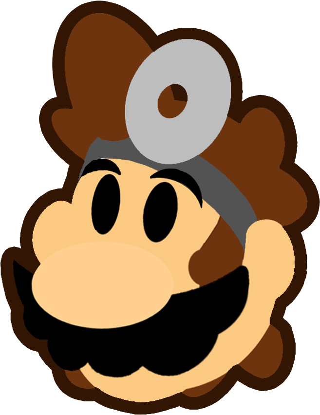 Mario Head By Twin-gamer - Mario Series (1000x1000)