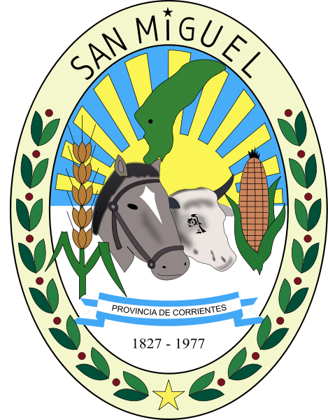 Escudo De La Municipalidad De San Miguel - Escudo De San Miguel Corrientes (469x600)