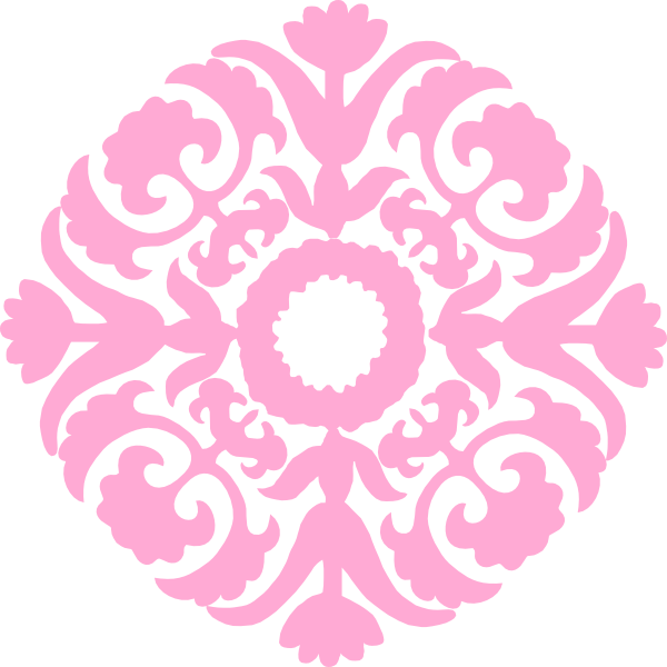 Damask Clipart Flourishes - Png Designs Damask (600x600)