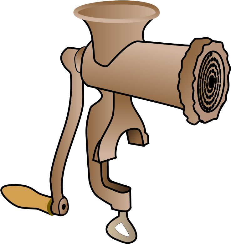 Get Notified Of Exclusive Freebies - Meat Grinder Clip Art (762x800)