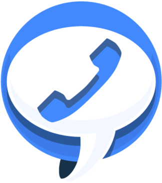 Chat Phone Icon Stark Iconset Fruityth1ng Clipart - Blue Phone Icon Png (486x486)