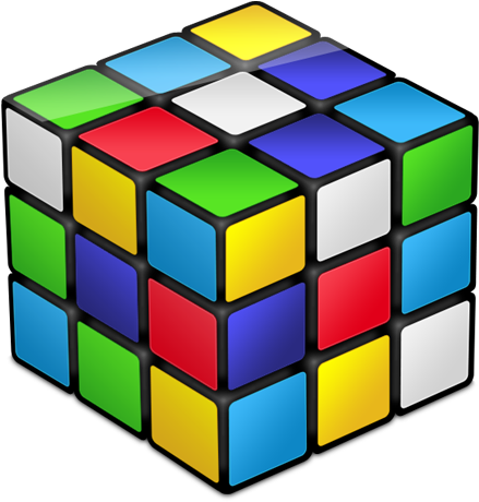 Cube Clipart Rubix Cube - Rubik's Cube Png (512x512)