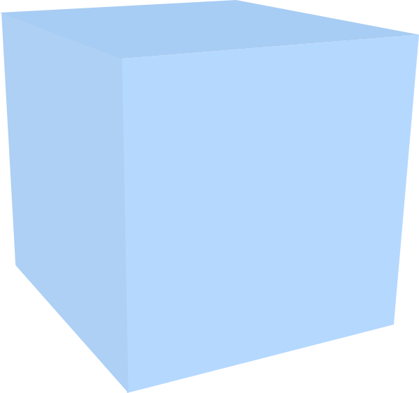 20min Cube Clip Art At Clker - Box (600x563)
