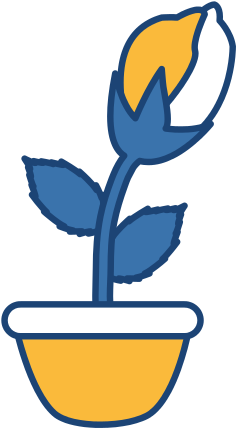 Flower In Vase Vector Icon Illustration - Flower In Vase Vector Icon Illustration (550x550)