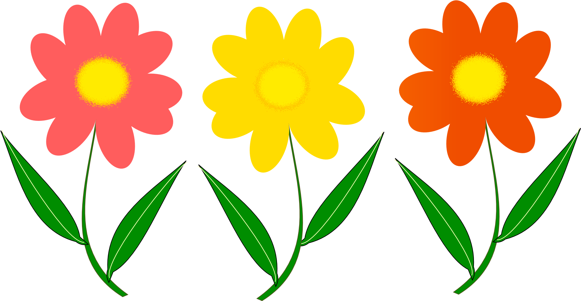 Flower Vector Png Image - Vector Png Flower Png (2103x1160)