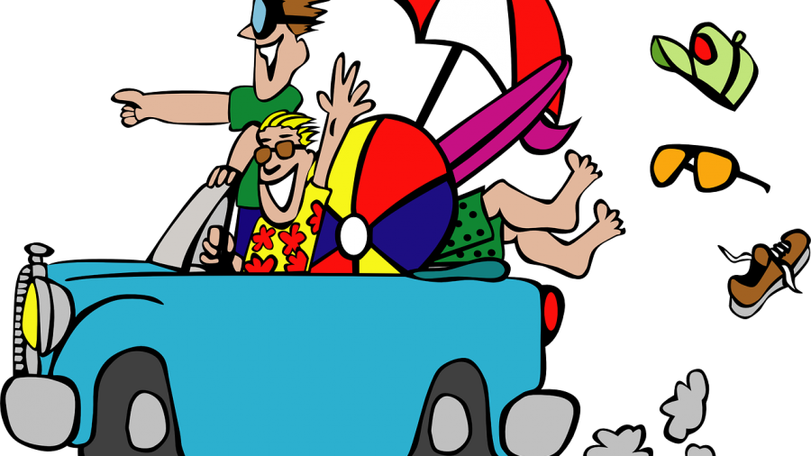 If You're Going On A Road Trip With Your Children, - 3drose 8 X 8 X 0 25 Inches Happy Retirement With Car (900x506)