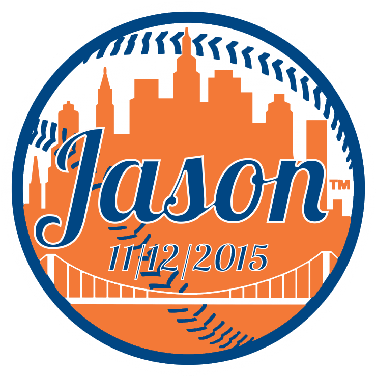Mets Baseball Sports Bar Mitzvah Logo - Mets Baseball Sports Bar Mitzvah Logo (864x864)