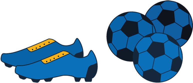 Football Boot Shoe Goalkeeper - حذاء لاعب كره ازرق Png (854x512)