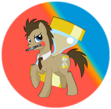 Doctor Whooves Profile Icon By Equestrianow - Cartoon (600x600)
