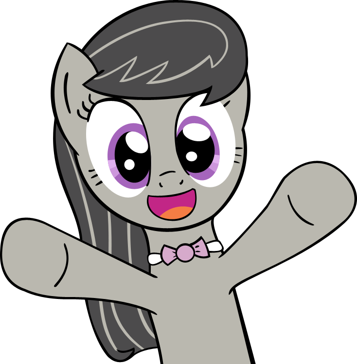 Vectored Octaiva Hugs By Scotch208 - My Little Pony: Friendship Is Magic (734x750)