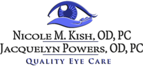 Round Optometry Logo - Powers Eye Care (500x264)