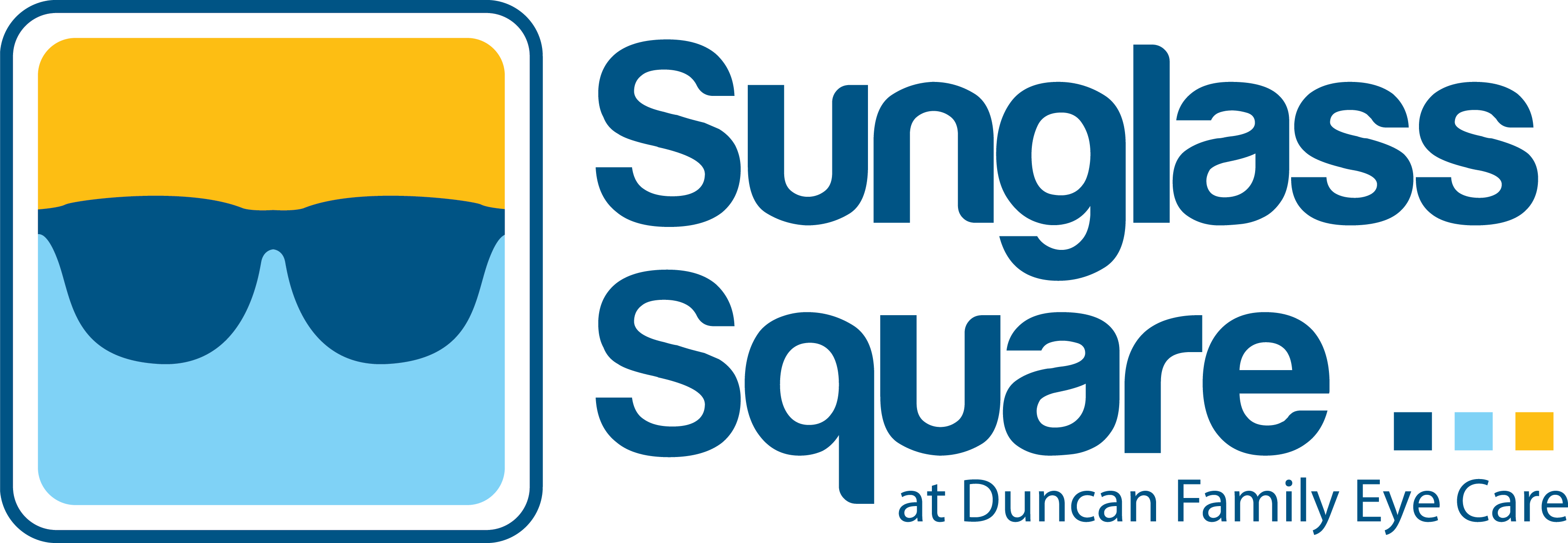 Duncan Family Eye Care - Sunglass Logo (3483x1206)