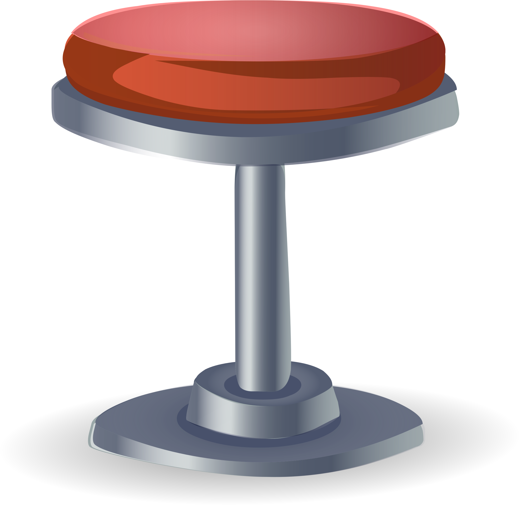 Big Image - Bar Stool Clip Art (2400x2144)