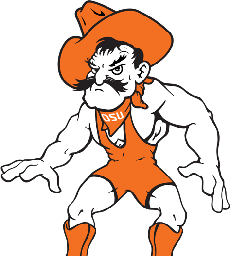 Activities And More - Oklahoma State Wrestling Logo (539x541)