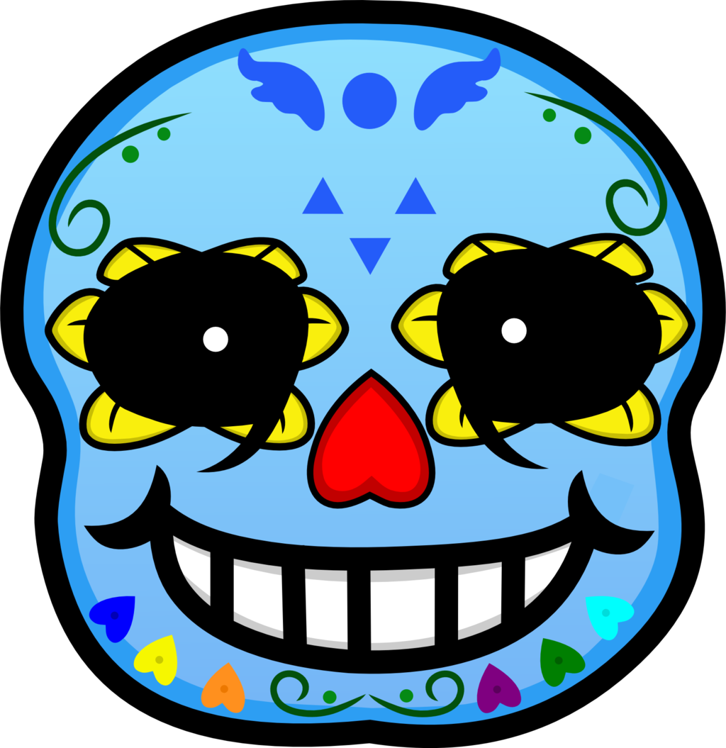 Calavera Skull Day Of The Dead Clip Art - Calavera Skull Day Of The Dead Clip Art (1024x1055)