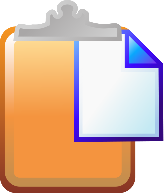 Clipboard Clip Art Download - Paste Clipart (680x800)
