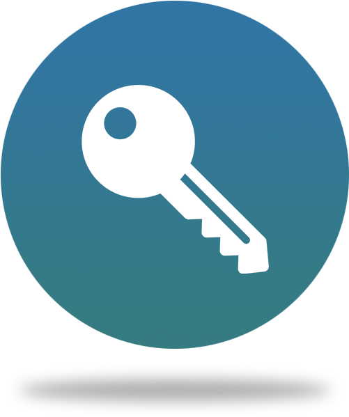 Circle Icon Key - Portrait Of A Man (500x613)