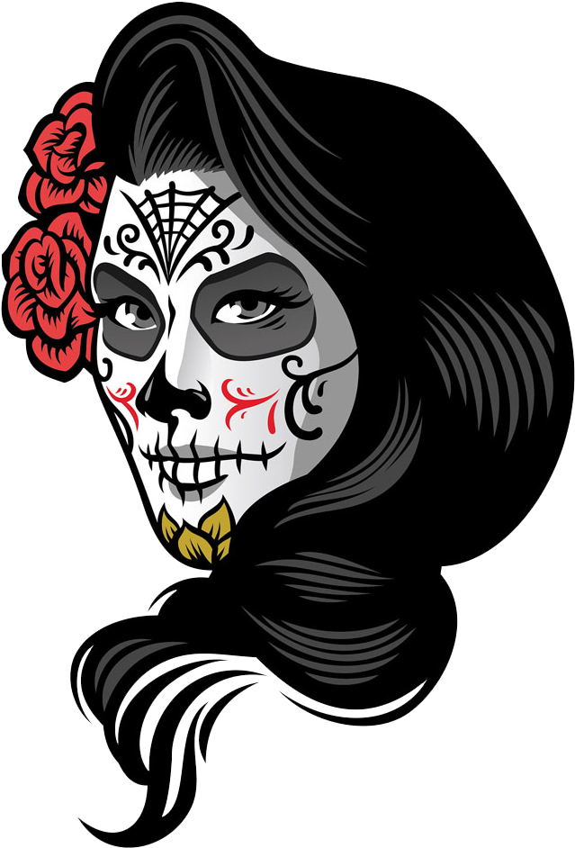 Calavera Day Of The Dead Death Illustration - Calavera Day Of The Dead Death Illustration (678x1000)