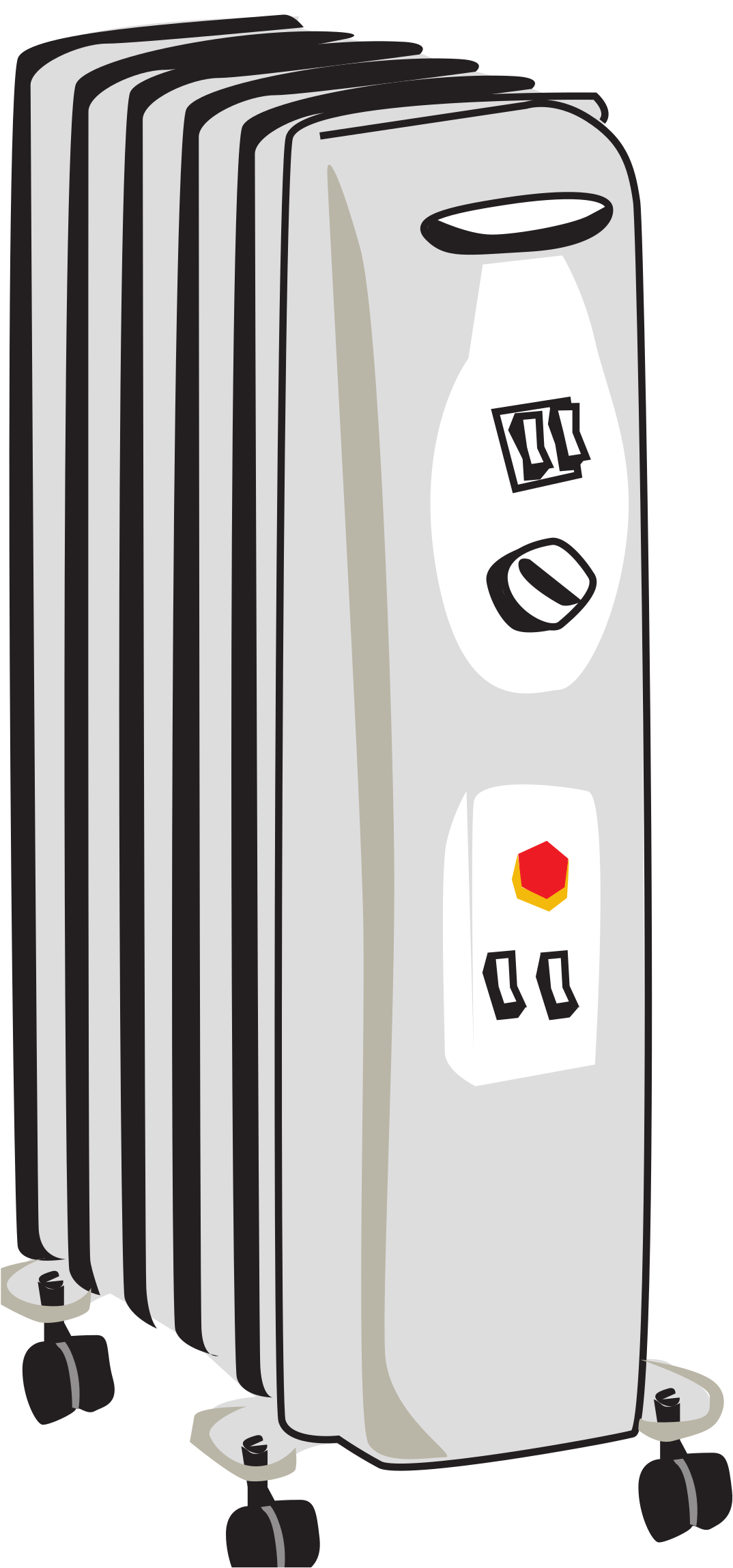 Big Image - Space Heater Clip Art (1413x2400)