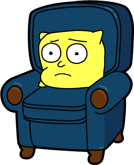 Stool Morty - Cartoon (458x687)