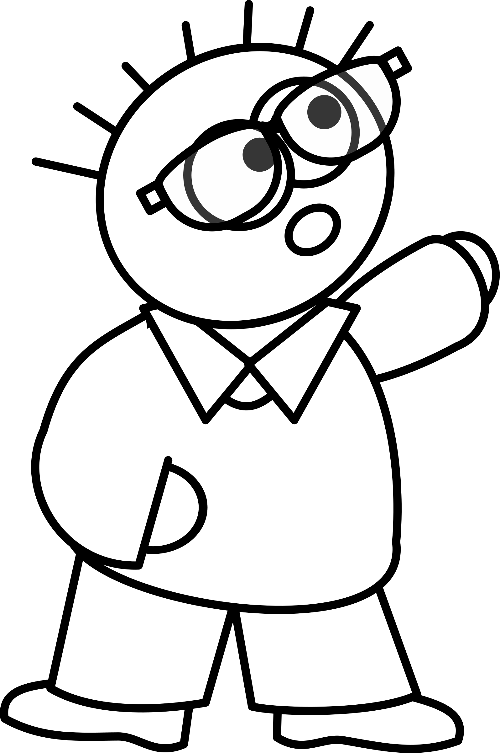 Clip Arts Related To - Kartun Terkejut (1596x2400)