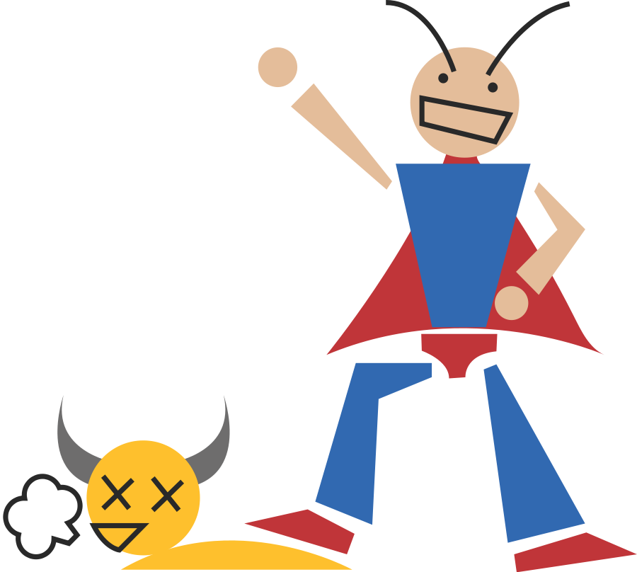 Clipart Of Action, Actions And Active - Hero (900x808)