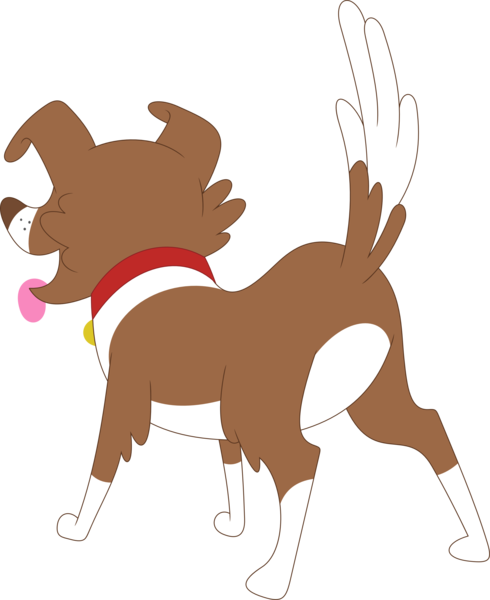 Dog Reindeer Horse Antler Clip Art - Winona (490x600)