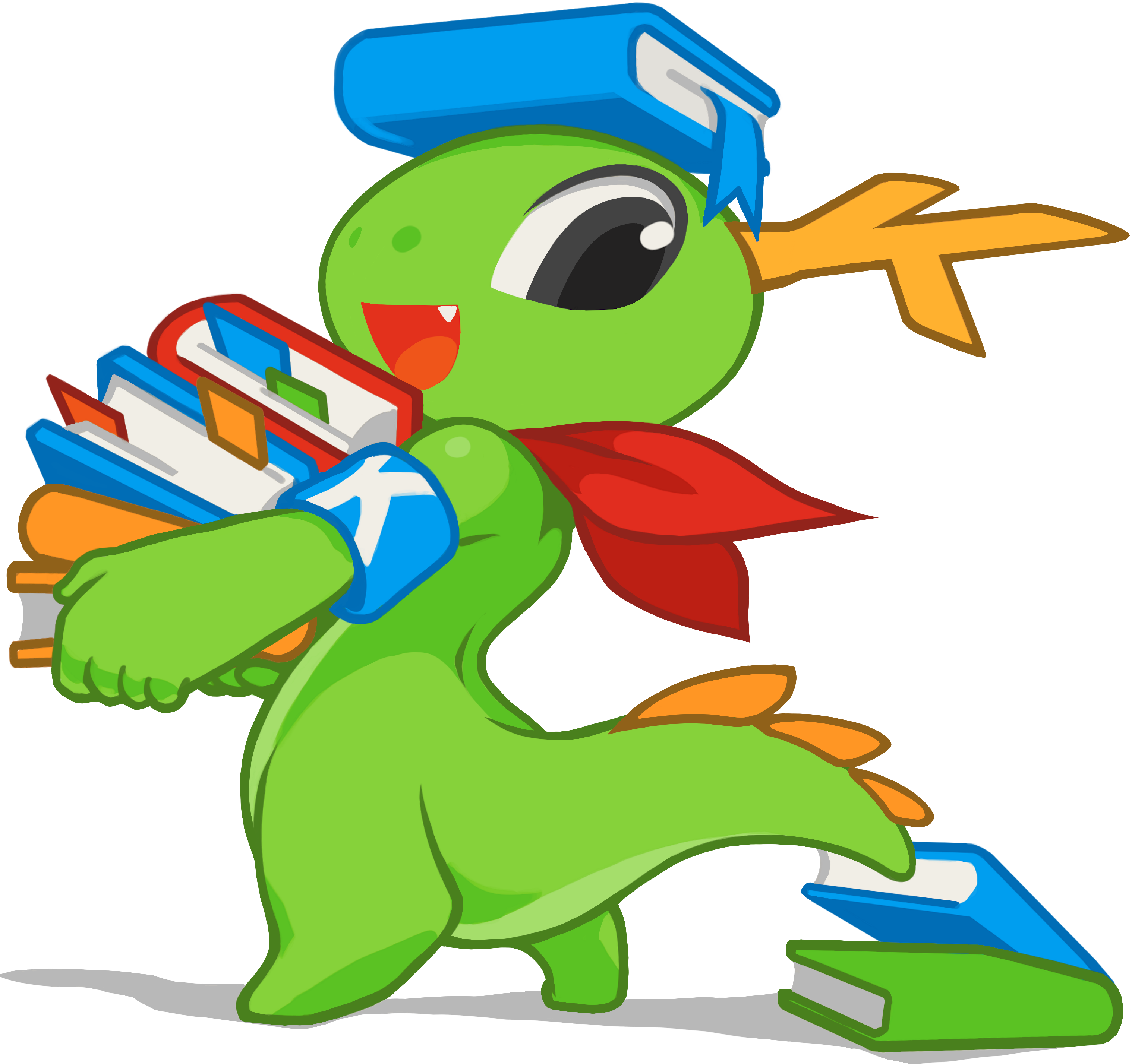 Unix Cliparts 26, - Kde Mascot (3508x3686)