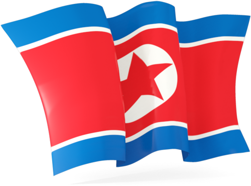 North Korea Flag Waving (640x480)