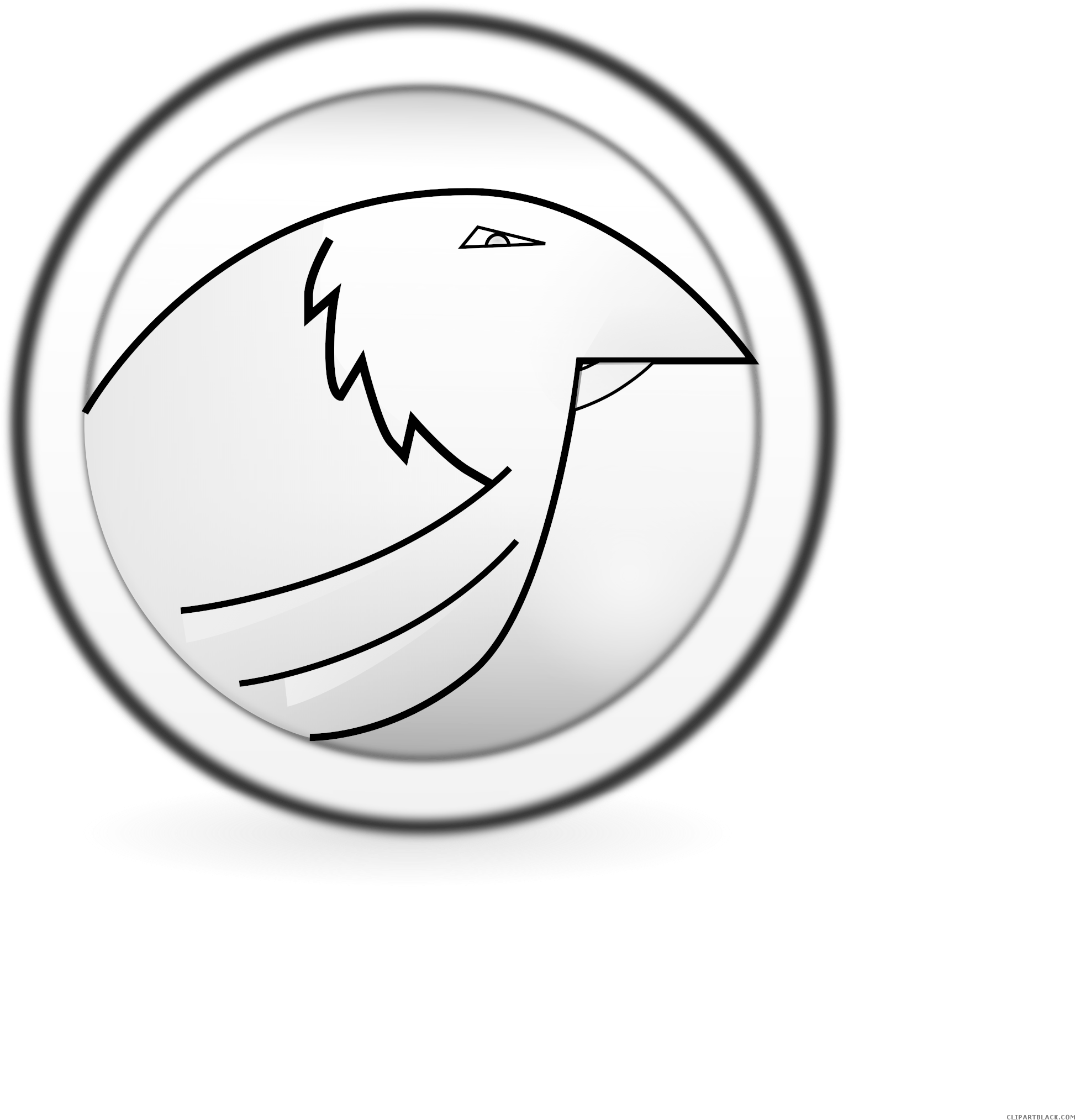 Eagle Logo Animal Free Black White Clipart Images Clipartblack - Image Server (2400x2400)