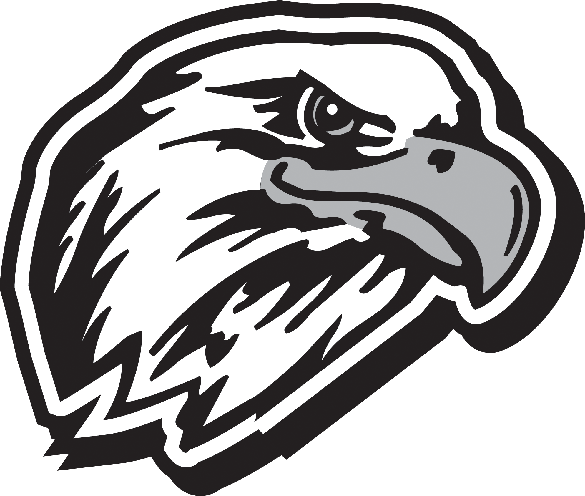 Png Jpg Eps - Faulkner University Eagles Logo (1988x1685)