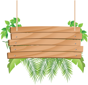 Wooden Hanging With Tropical Flowers, Flowers, Wood, - Vetor Em Madeira Png (360x360)