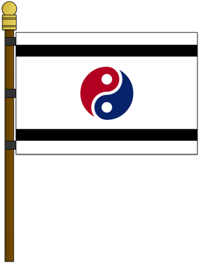 Korea Alternate Flag Ii By Kristberinn - Deviantart Korea Alternate History (400x527)