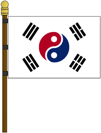 Korea Alternate Flag I By Kristberinn - South Korea Flag (400x525)