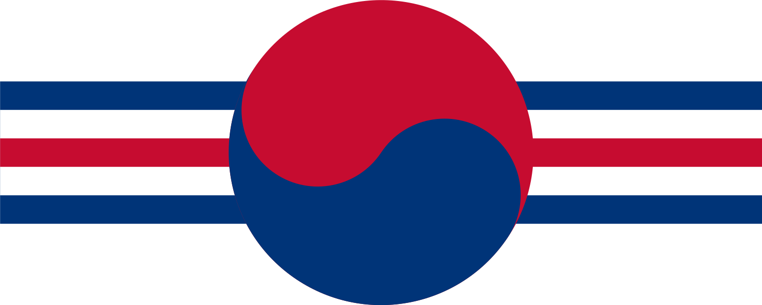 Second Roundel Of South Korea - South Vietnam Air Force Roundel (1500x600)