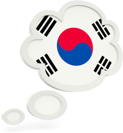 Illustration Of Flag Of South Korea - South Korea And North Korea Flags (640x480)