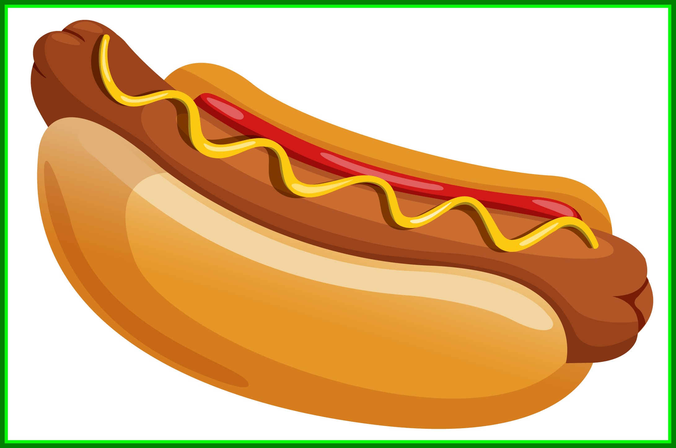 Fascinating Hot Dog Drawing Clipartxtras Pic For Cartoon - Hot Dogs And Hamburgers Clip Art (2182x1446)