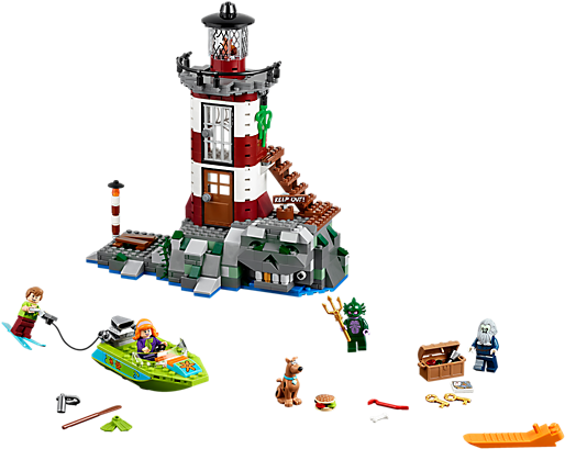 Seek Out The Hidden Gems At The Haunted Lighthouse - Lego Scooby Doo 75903 (600x450)