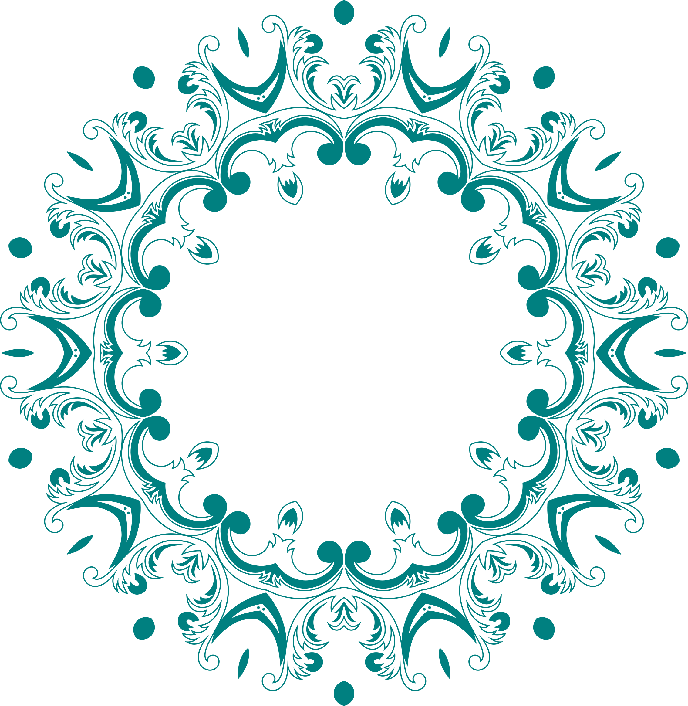 Floral Design Mark Ii 2 - Vintage Floral Design (2268x2326)