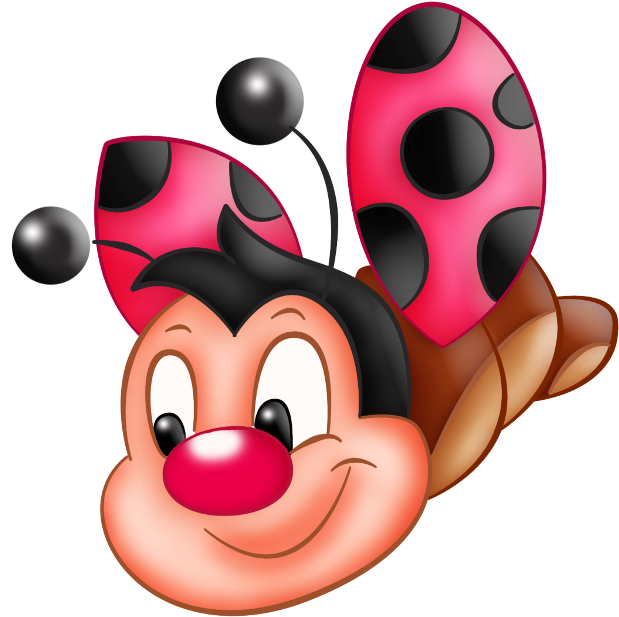 Arana Альбом «clipart / Clipart3 / Ladybug» На Яндекс - Dibujos De Vaquitas De San Antonio Tiernas (650x693)