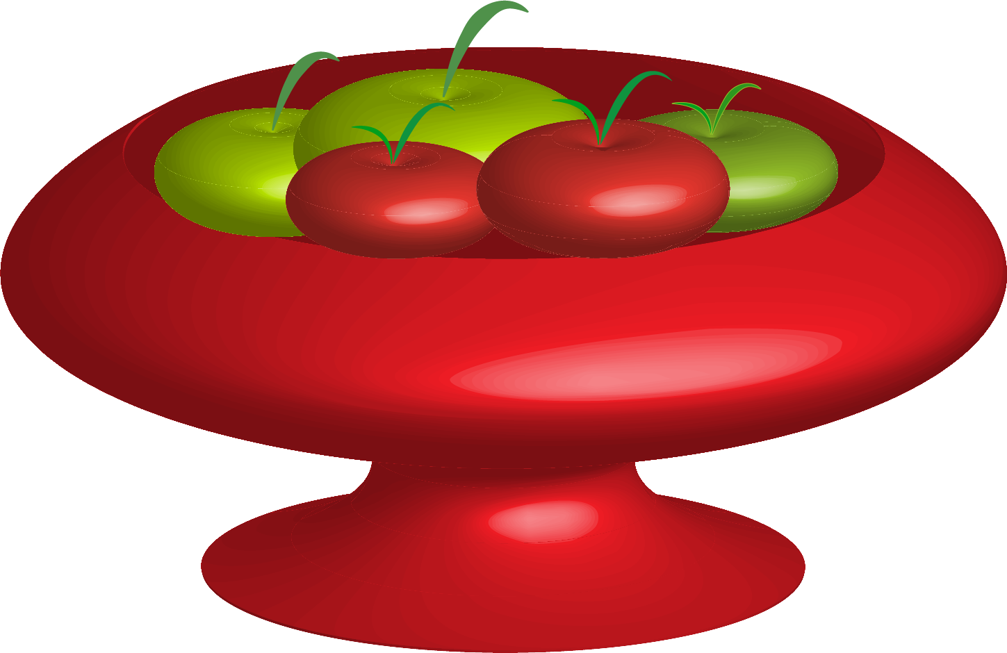 Manzana Hecha En Adobe Illustrator Cs5 - Cherry (1449x940)