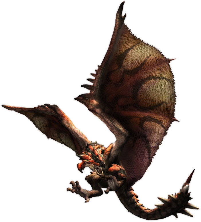 The Monster Hunter Wiki - Monster Hunter Tri Rathalos (702x775)