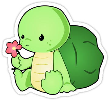 Some Large, Small Snakes, Mice, Baby Turtles, Small - Cute Drawing Of Baby Turtle (375x360)