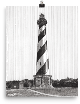 Cape Hatteras Lighthouse, Outer Banks, North Carolina - Cape Hatteras Lighthouse Tote Bag (500x500)