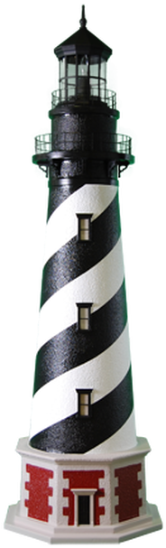 5 Foot Cape Hatteras Deluxe Stucco Lighthouse (419x630)
