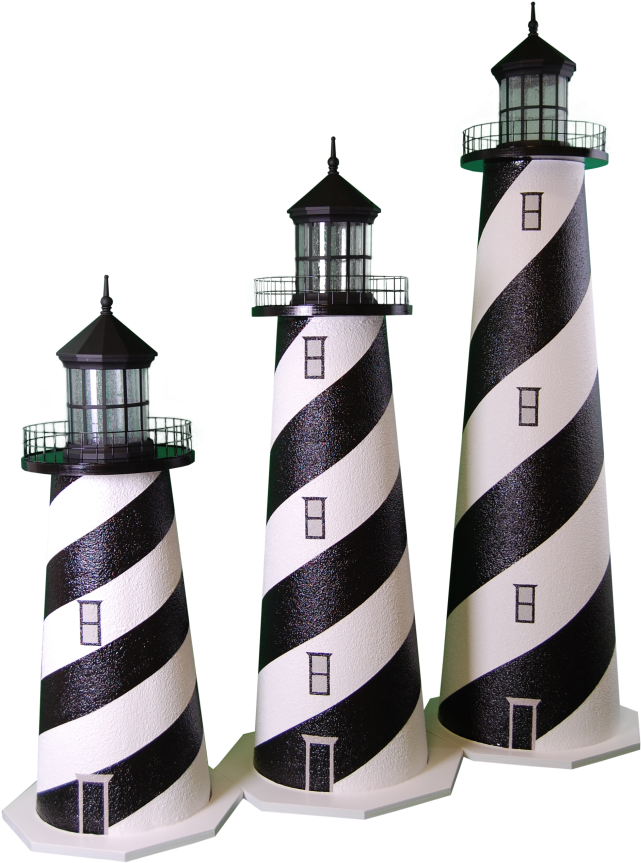 Painted Windows And Doors - Lighthouse (681x1024)