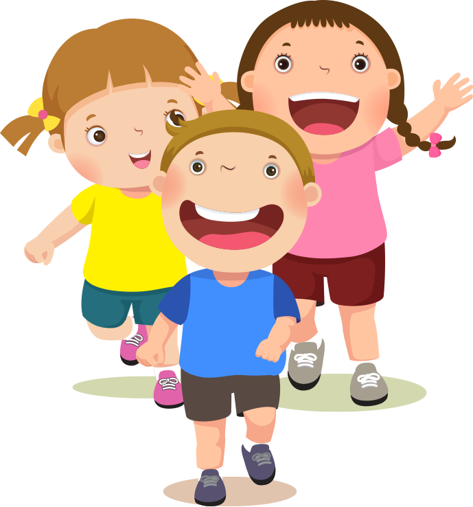 Want To Be Featured - Running Cartoon Race Girl (689x738)