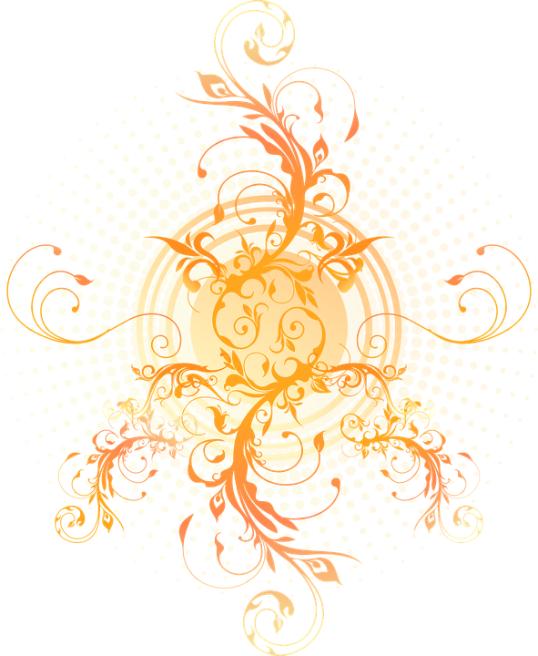 Graphic Design Flower Patterns 15, Buy Clip Art - Abstract Filigree (591x720)