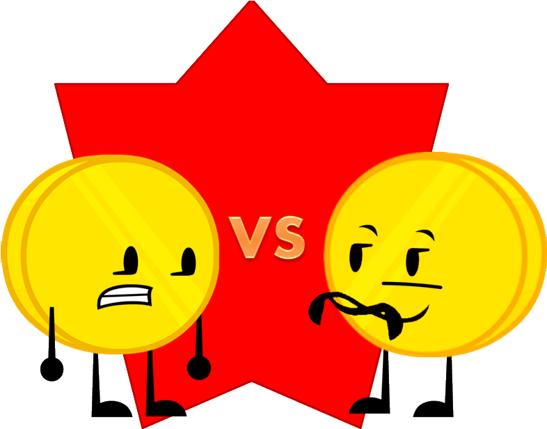 Cashy Vs Gold Coin By Objectchaosfan123 On Clipart - Cashy Vs Gold Coin By Objectchaosfan123 On Clipart (816x620)