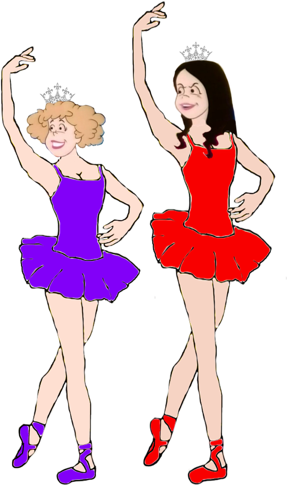 Shelly And Bubbles As Ballerinas By Darthraner83 - Ballet Dancer (588x991)